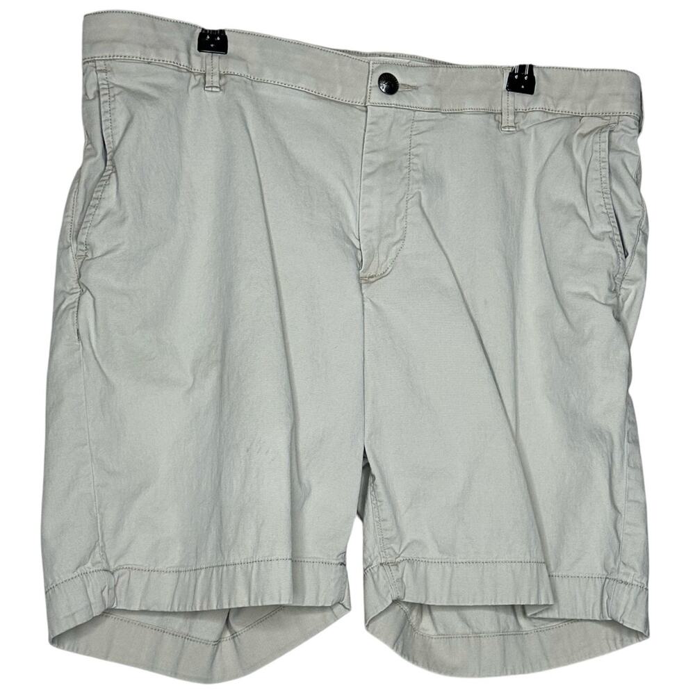 Faherty Island Life Shorts 8" Organic Cotton Tan Khaki Chino MBS2203 Mens Sz 35 - Picture 2 of 10